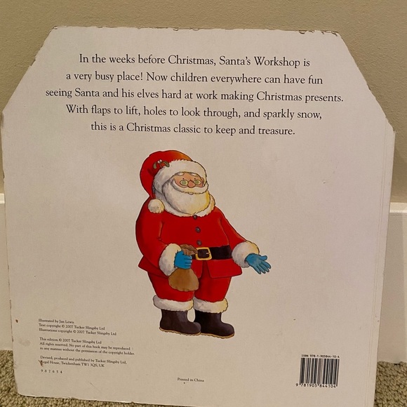 Hardcover Santa’s Workshop Book - Picture 4 of 10